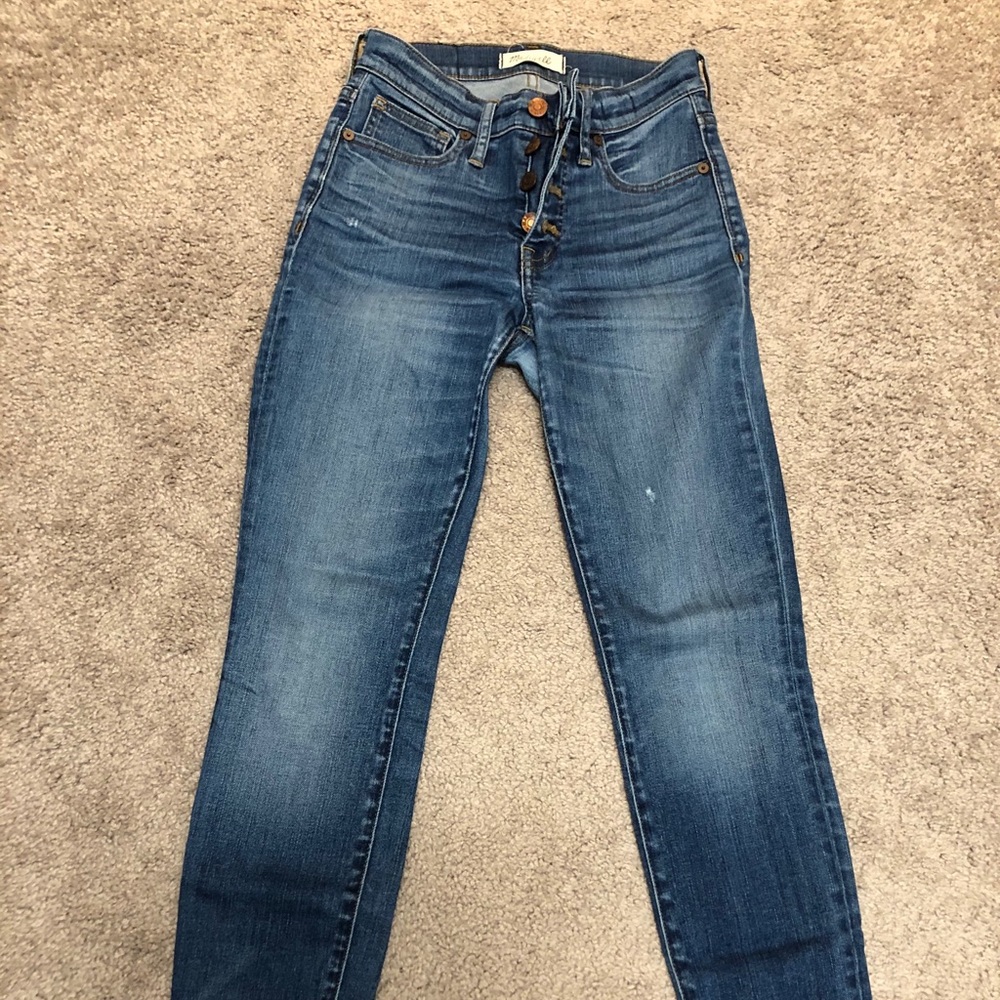 Madewell high rise skinny